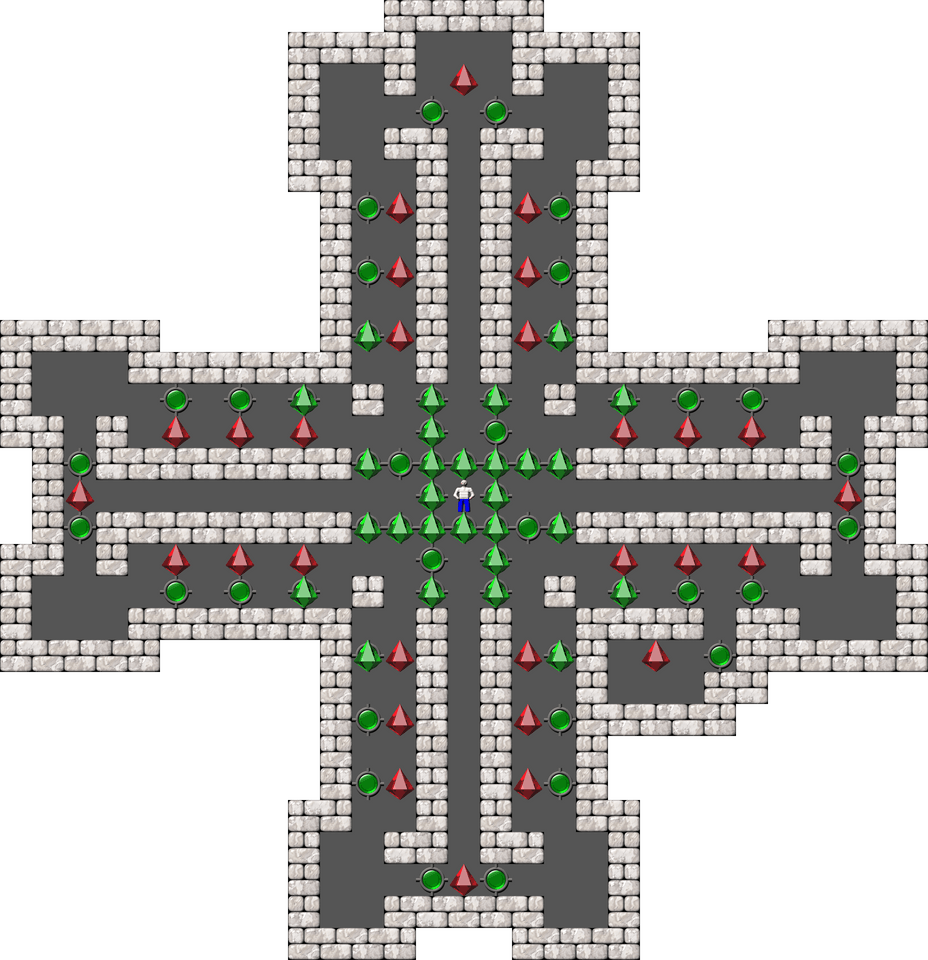 Sokoban Secundus gradus ad Olympo level 68